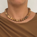 Full Moon Beaded Necklace