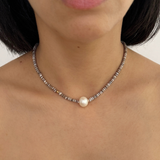 Gypsum Beaded Necklace