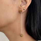 Eclipse Chain Drop Earrings
