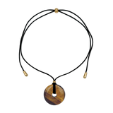 Solar Disc Pendant Necklace