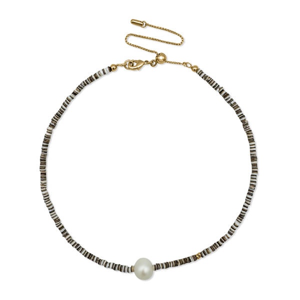 Gypsum Beaded Necklace