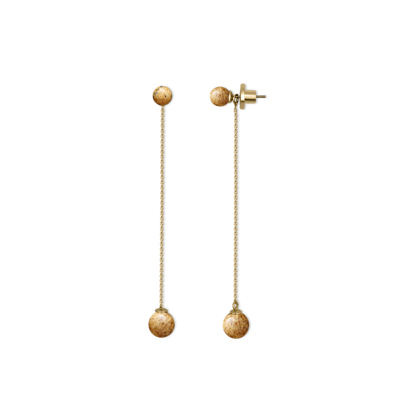 Eclipse Chain Drop Earrings