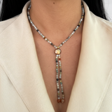 Alkali Beaded Lariat Necklace
