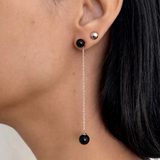 Eclipse Chain Drop Earrings