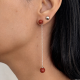 Eclipse Chain Drop Earrings