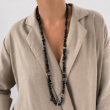 Sombra Long Beaded Necklace