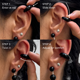 Crescent Moon Ear Cuff