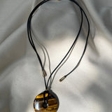 Solar Disc Pendant Necklace